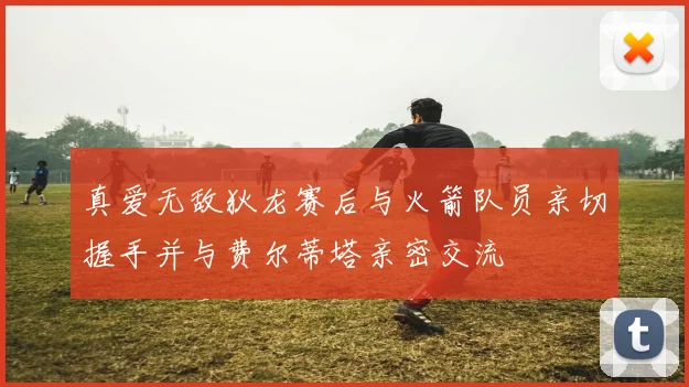 真爱无敌狄龙赛后与火箭队员亲切握手并与费尔蒂塔亲密交流